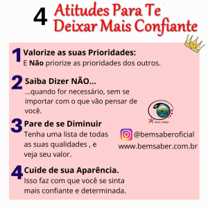 4 atitudes para te deixar mais confiante instagram 300x300 - 4 Atitudes que te deixam mais Confiante